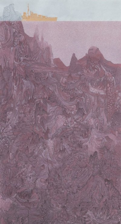 《南海丽姿·3》 230x129cm  纸本设色
